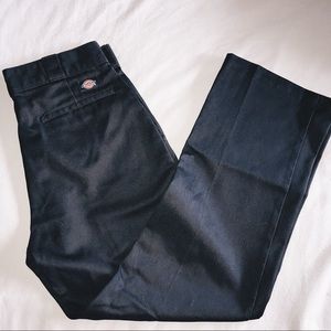 32x30 Black Dickies Straight Work Slacks